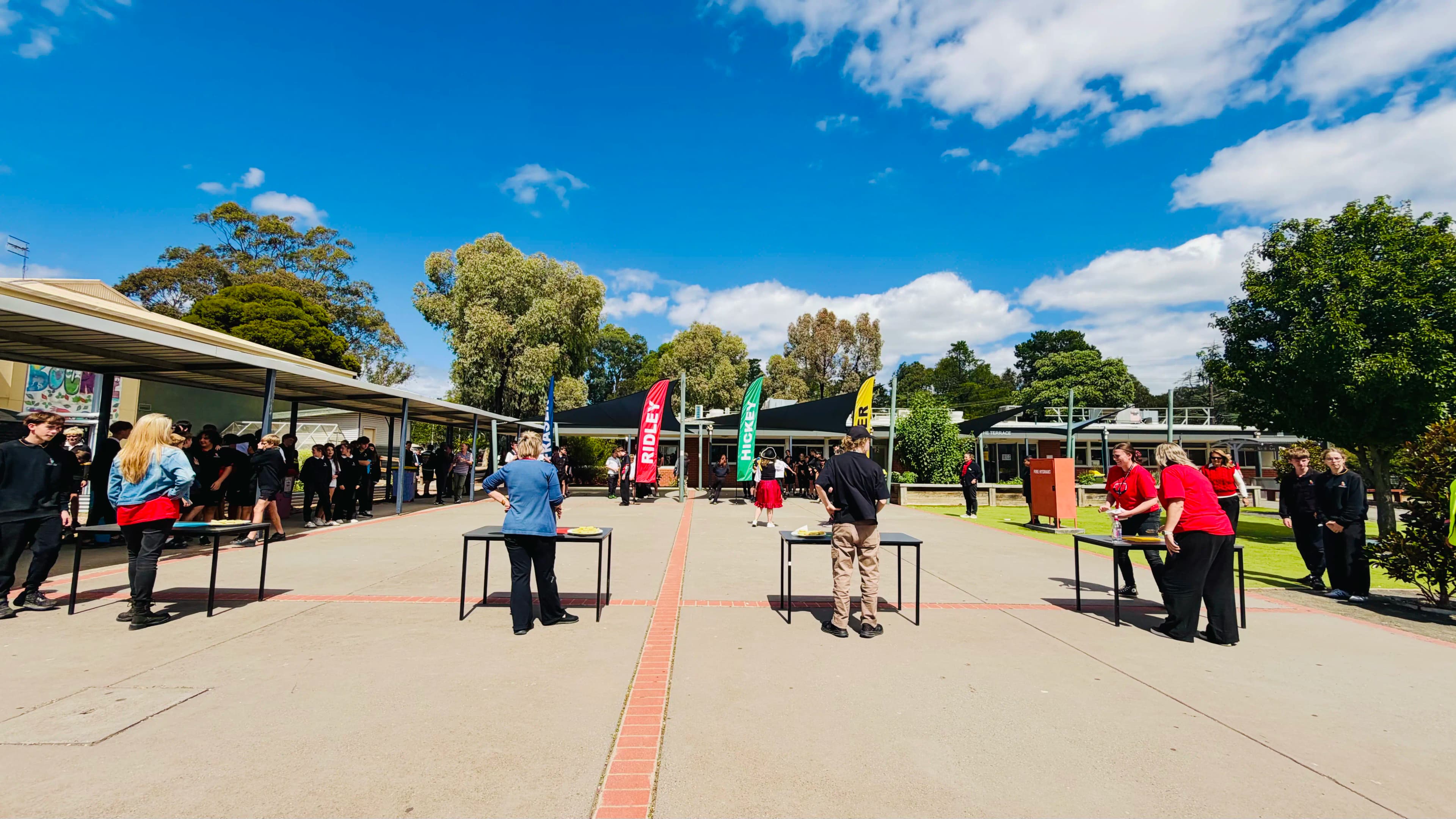 Broadford Secondary College students learning together