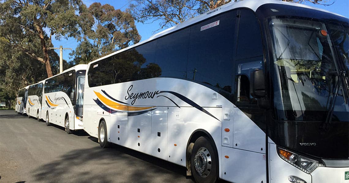 Seymour Coaches buses used for school transport