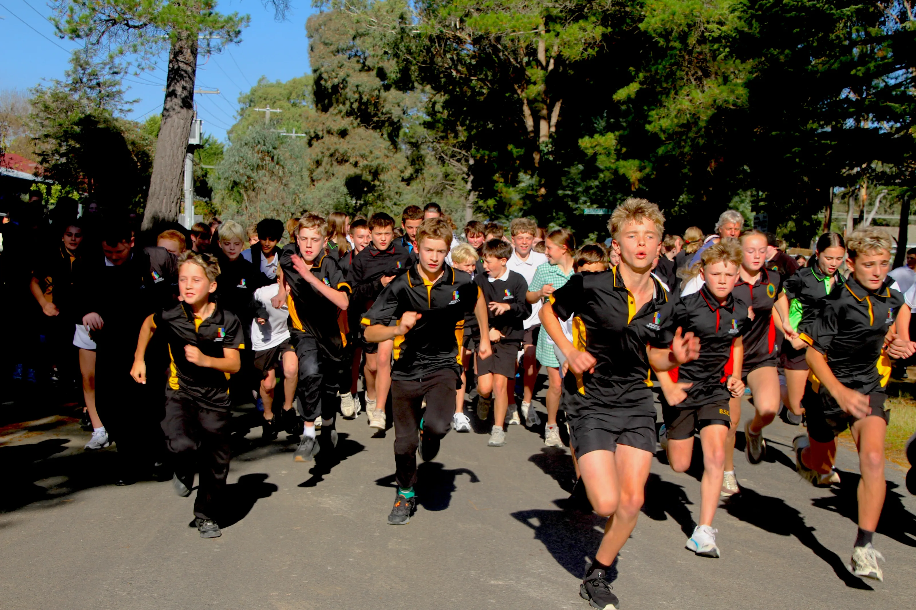 Broadford Secondary College students taking part in school life