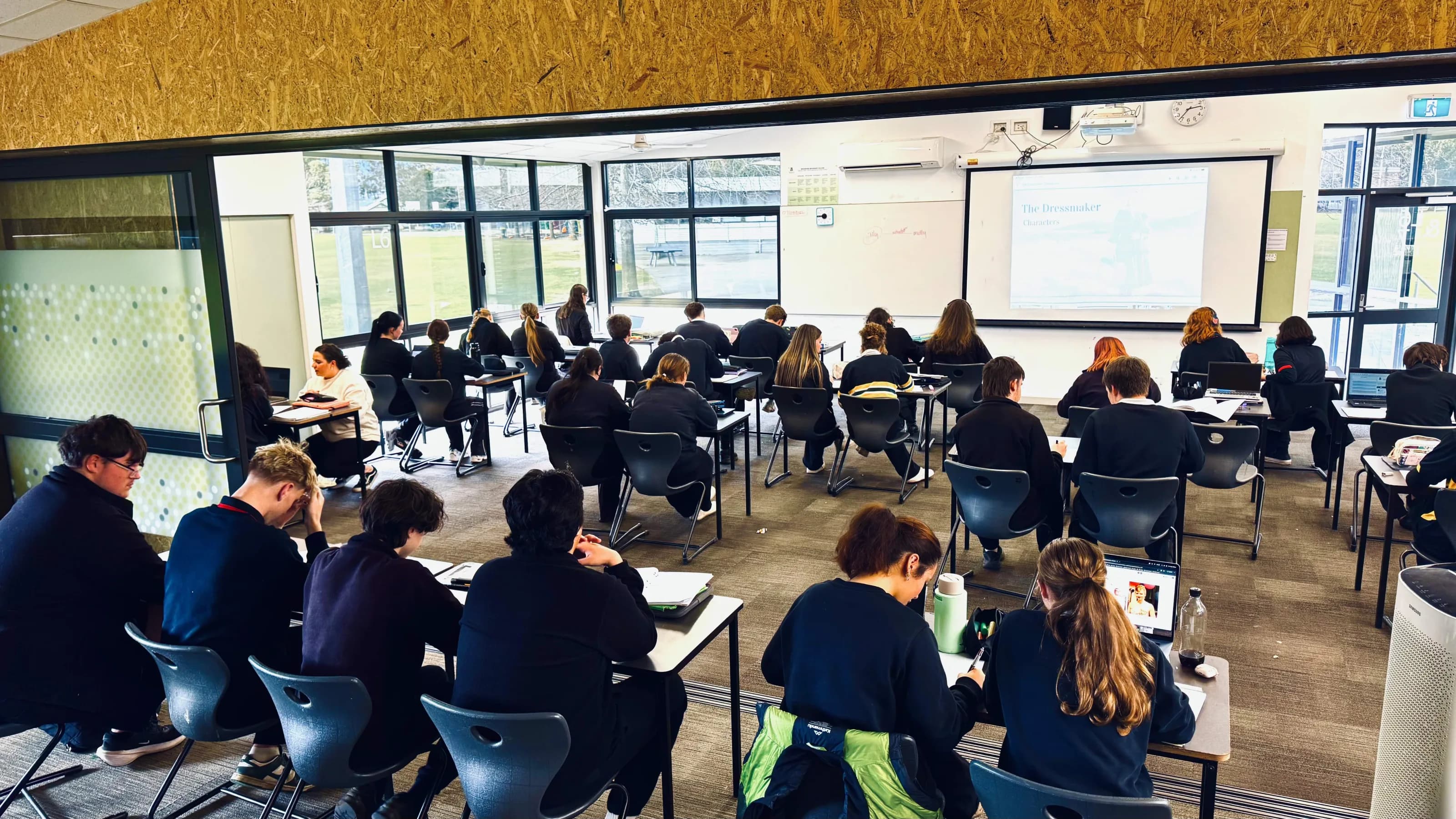 Students learning at Broadford Secondary College